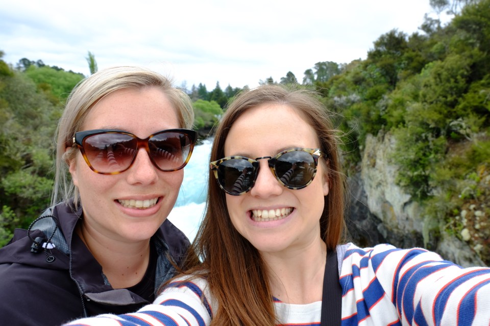 Selfy at Huka falls