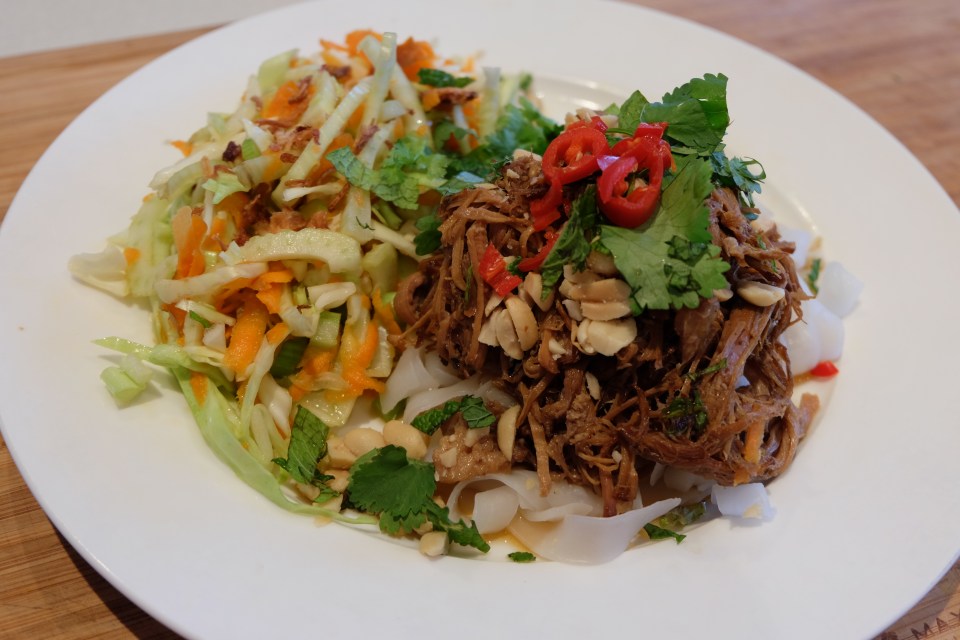 braised pork in spiced coconut water