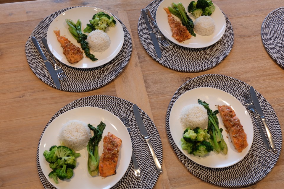 sticky chilli salmon
